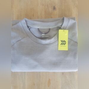 Men's XL Grey Ponte Crewneck Sweatshirt   All In Motion Brand New With Tag